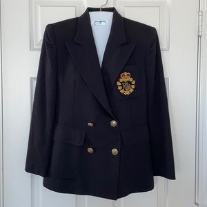 Polo Ralph Lauren Double-Breasted Blazer - Navy Blue